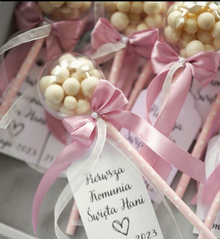 Podziękowanie dla gości na komunię, urodziny, chrzciny czy baby shower