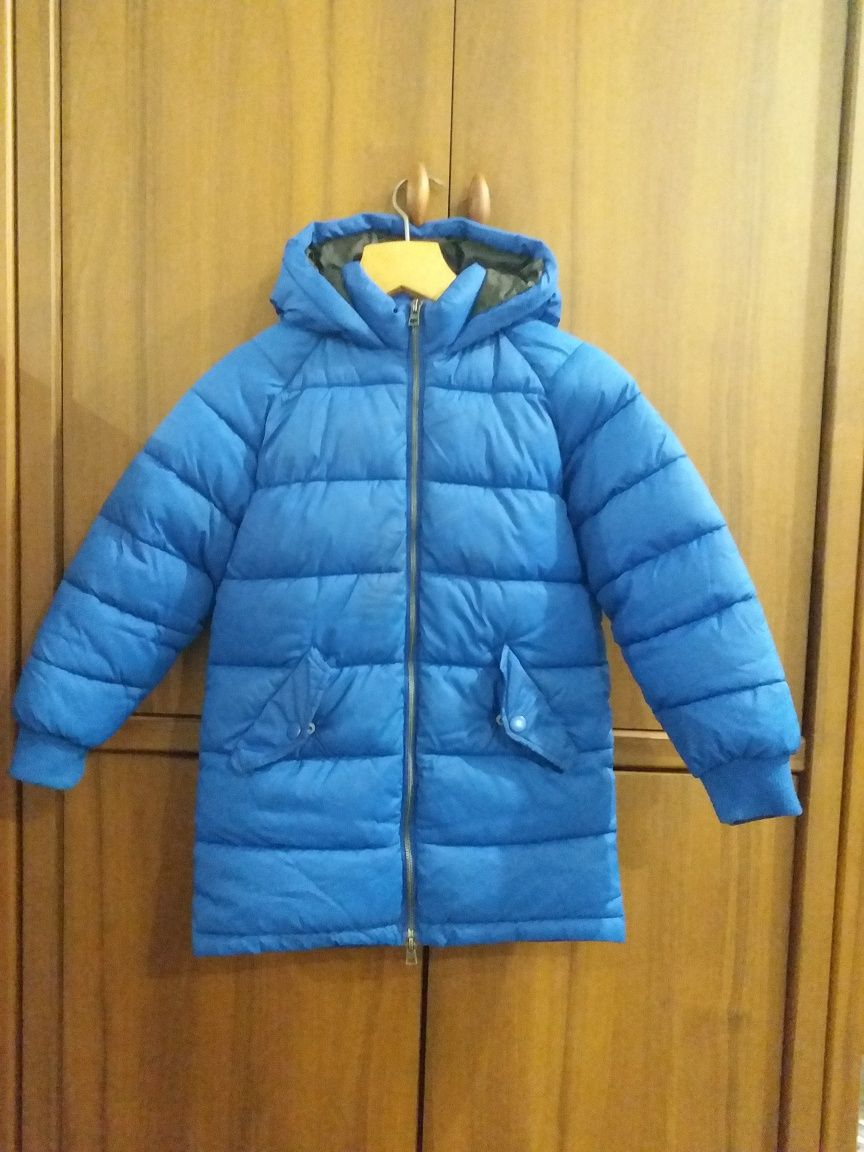 Куртка, пуховик на 6~9 лет, теплая ,рост 120 см Beneton, дитяча куртка