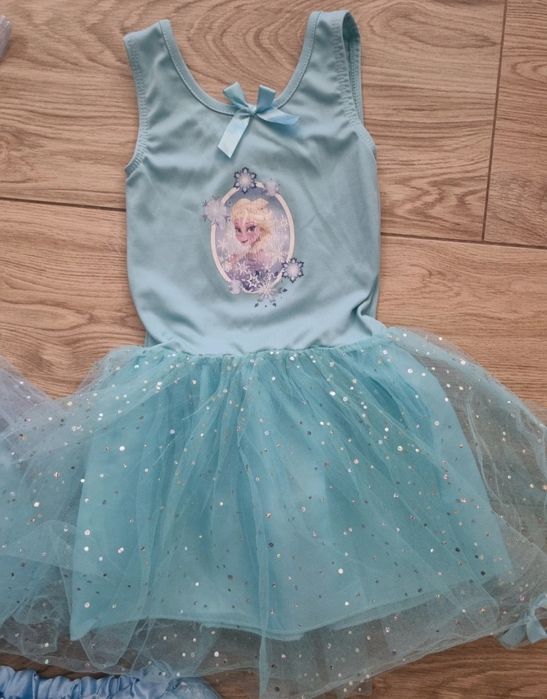 Zestaw sukienek elsa z tiulem - 2 x Sukienka i 1 x Spódniczka rozm. 98