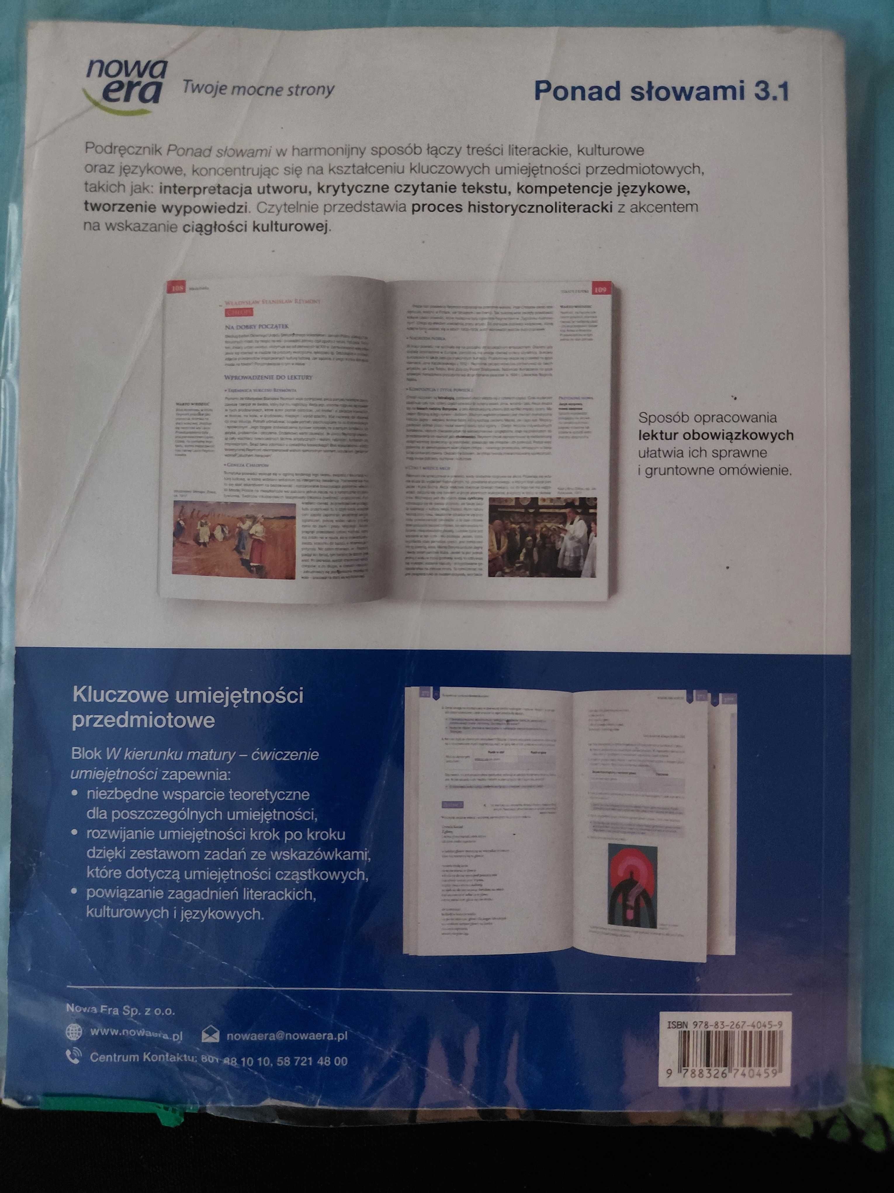 Podręcznik Ponad słowami 3. Część 1.