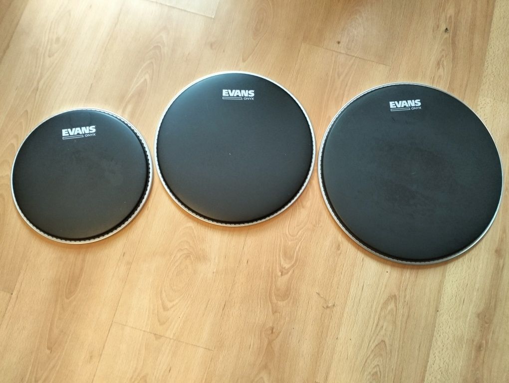 Naciągi Evans Onyx 10 cali 12 cali  14 cali  10" 12" 14"