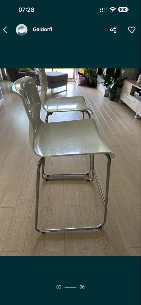 Ikea Glen 1 szt uzywane, biale