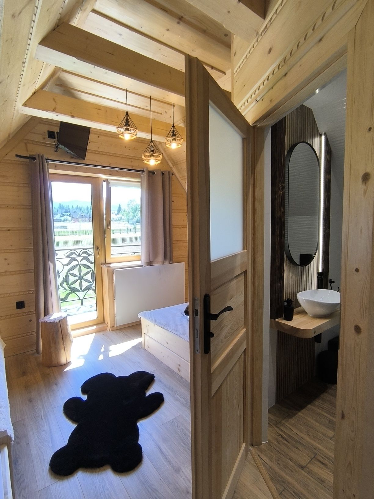 Domek Góralsko Gawra z widokiem na Tatry - Murzasichle