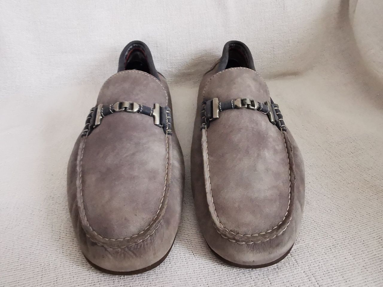 CallagHan Spain moccasin loafers skórzane mokasyny 44