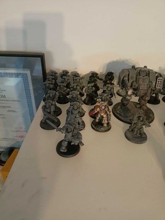 Warhammer 40K - Dark Angels - Niepomalowana Armia