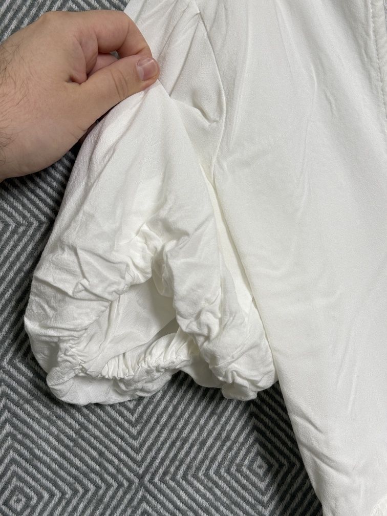 Biała sukienka z odkrytymi plecami xl