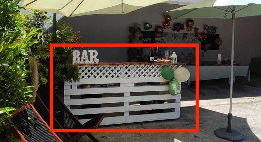 Bar Original em Paletes feito à mão!