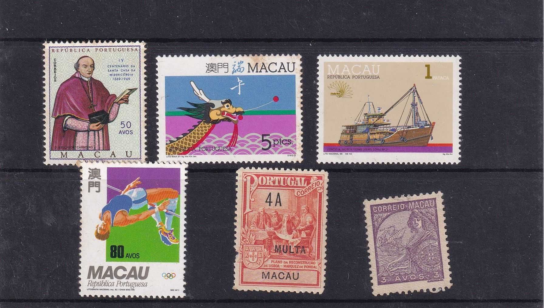 Selos - Macau [Moçambique e Timor (séries completas)]