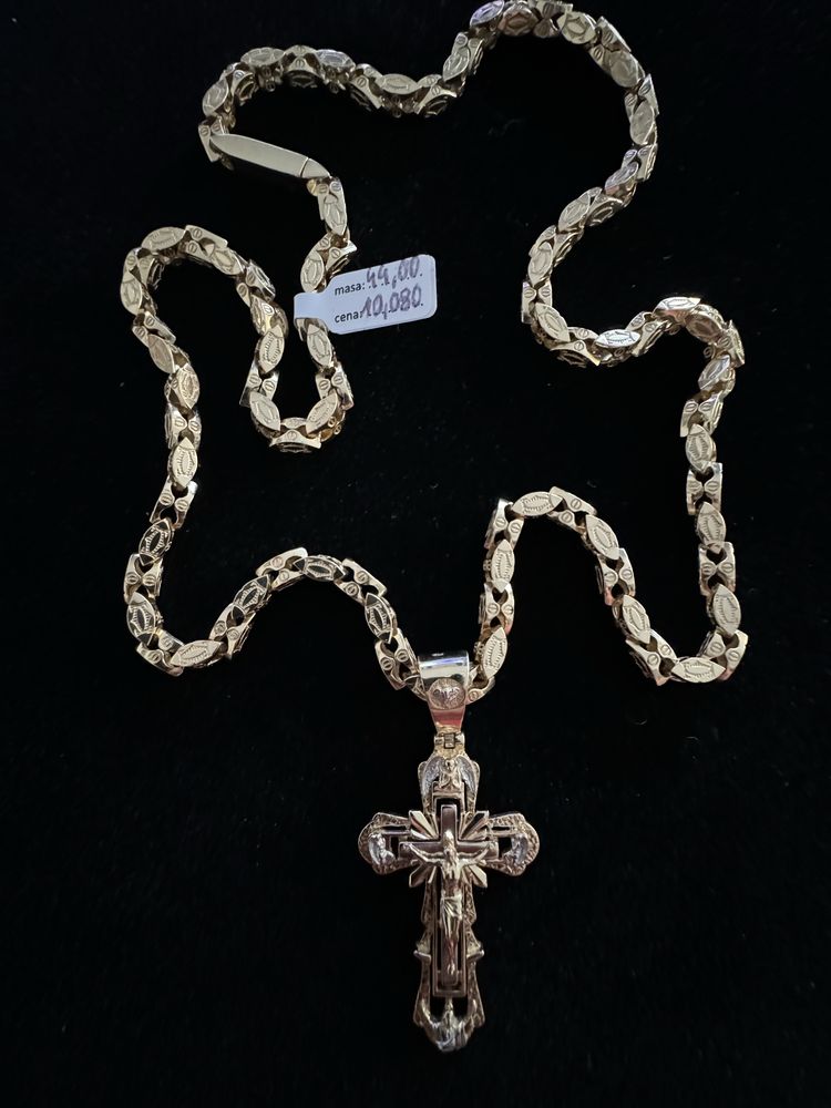 Nowy Złoty Łańcuszek Cartier Pr.585 14K.  Okazja