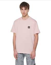 Футболка Stone Island 24113 Logo Patch T-shirt Pink