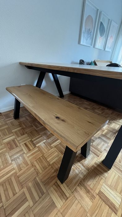 Mesa de jantar 4 lugares + extensão adicional JSKY (oferta do banco)