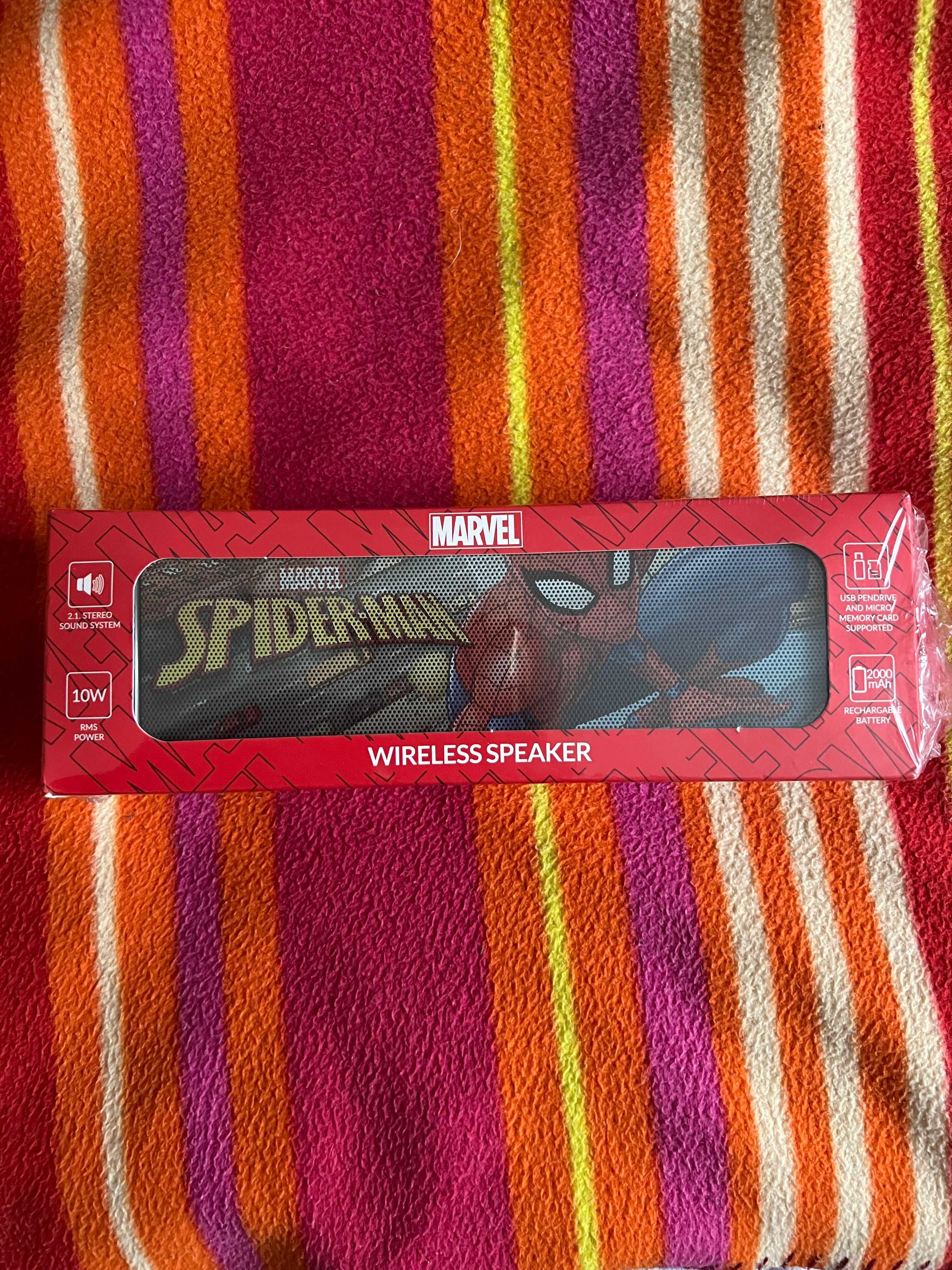 Głośnik Bezprzewodowy 10W 2.1 MARVEL spider men(NOWY)Polecam!