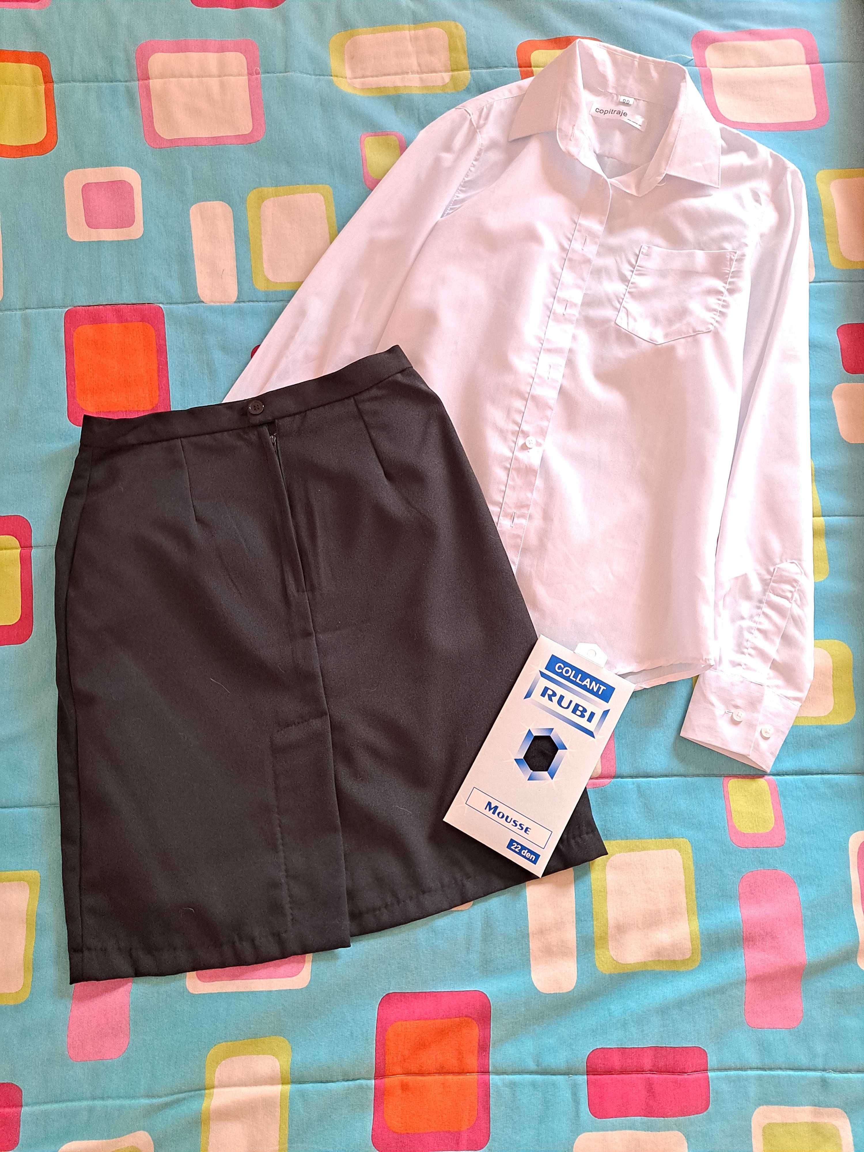 Traje Académico Preto Feminino