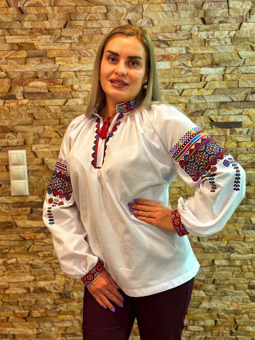 Вишиванка жіноча, Бойківський узор, Бойківська вишивка