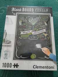 Puzzle 1000 elementów black board nowe folia