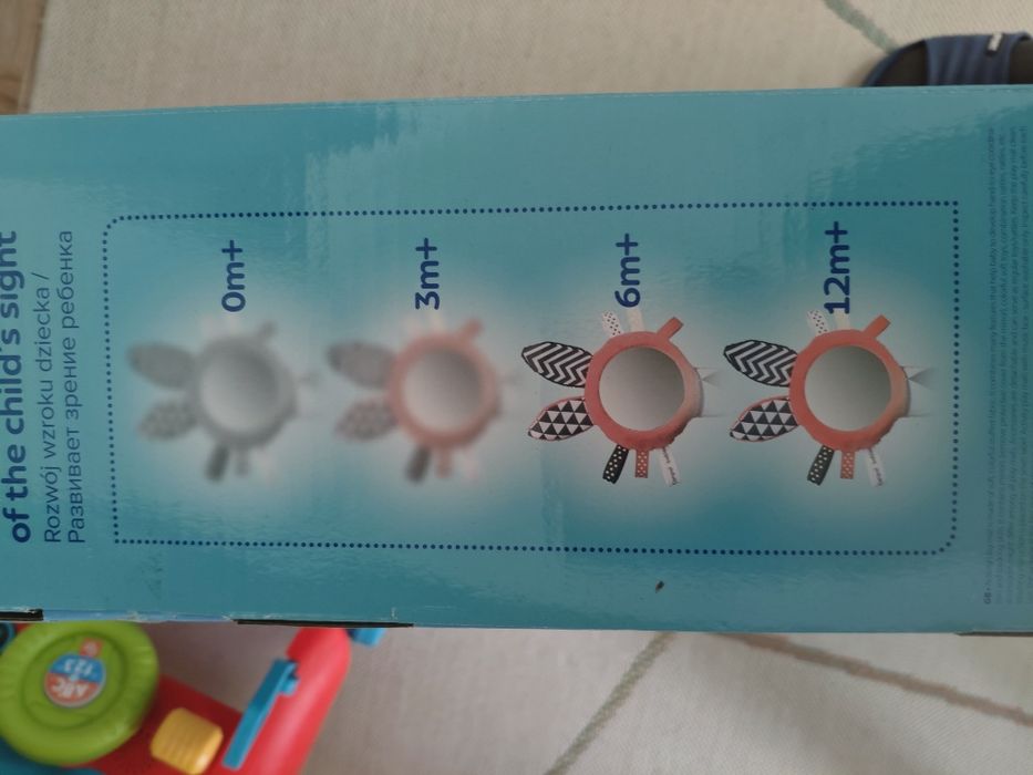 Canpol sensoryczna kontrastowa edukacyjna mata 3w1 kojec