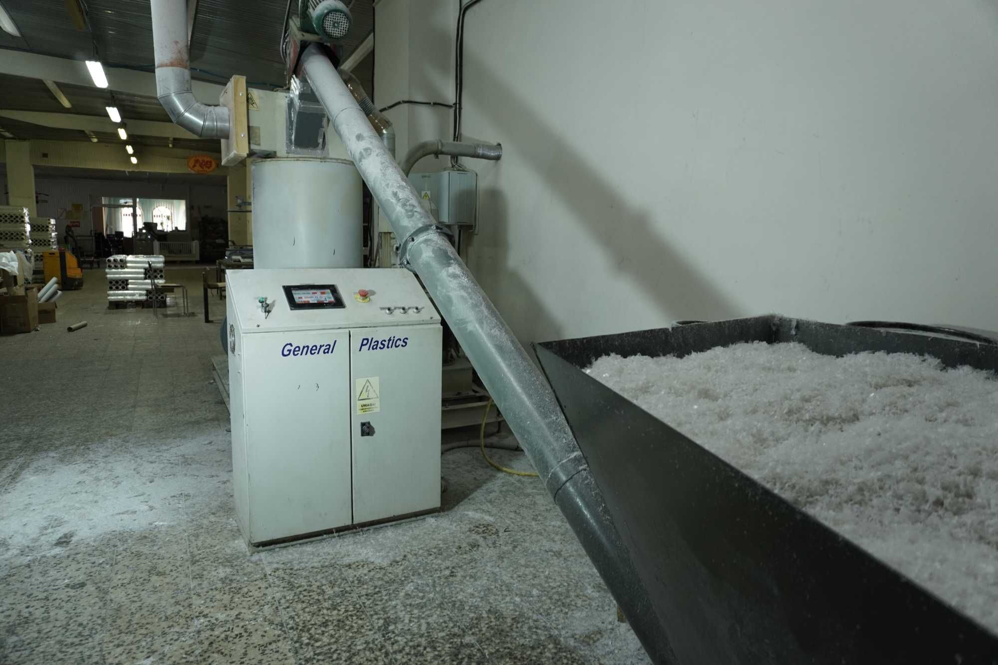 Maszyna do regranulacji, tworzenia granulatu z odpadów General Plastic