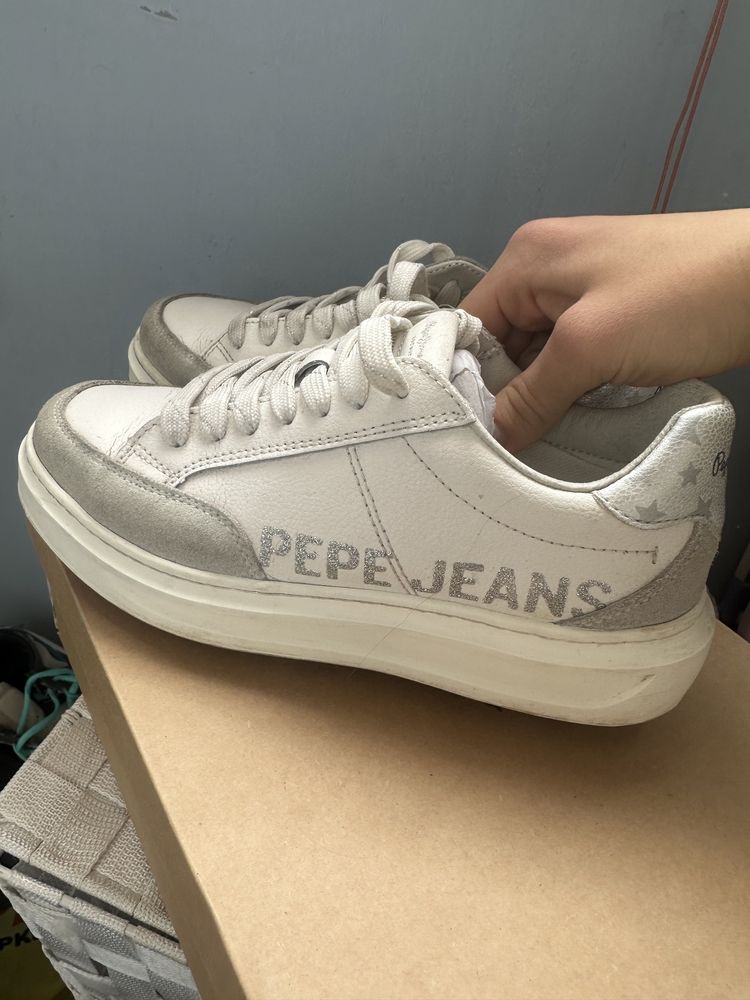 Жіночі кросівки кеди pepe jeans шкіра/женские,кроссовки кеди кожа