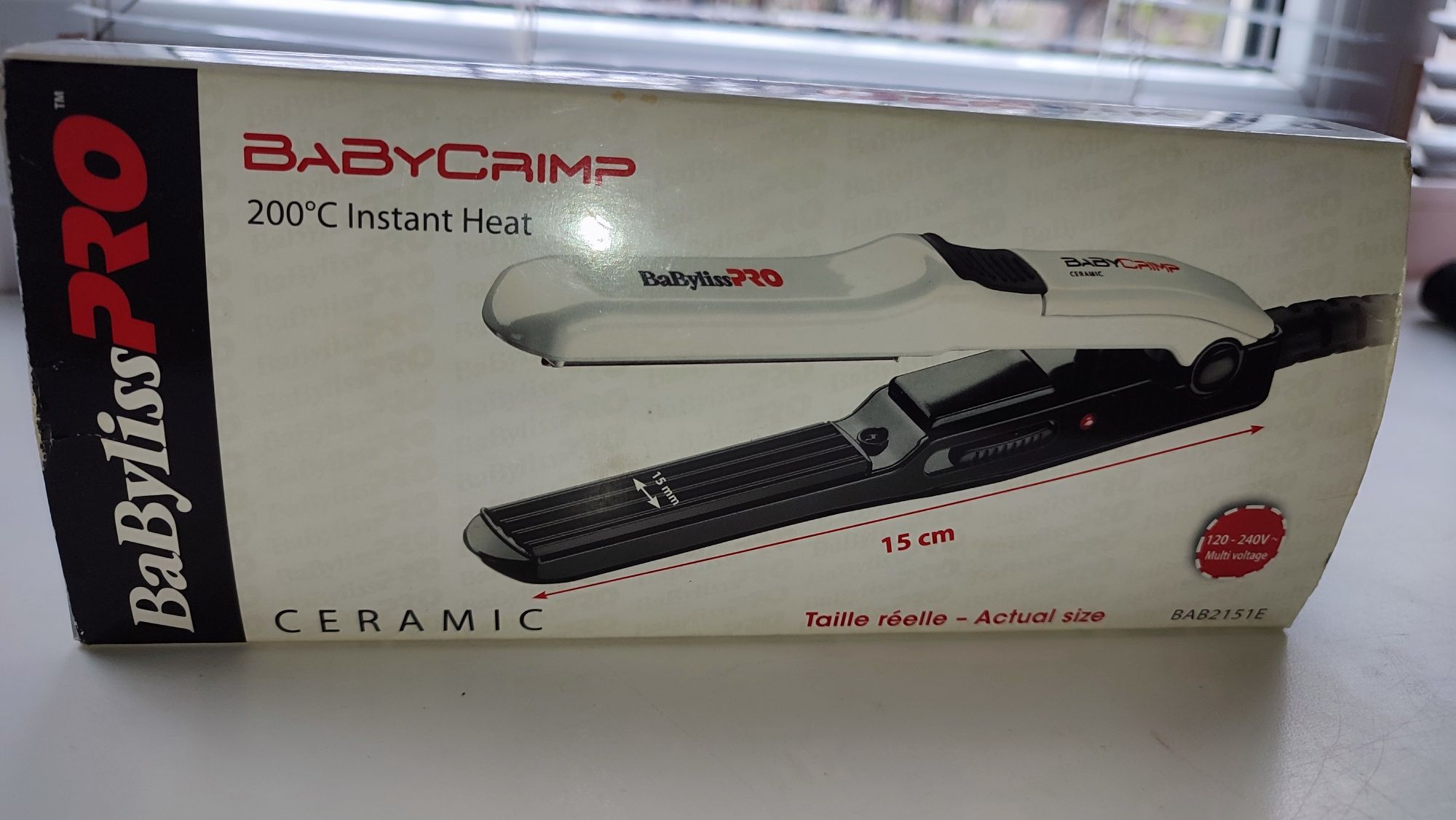 Плойка гофре Babyliss BabyCrimp ceramic BAB2151E 15 мм
