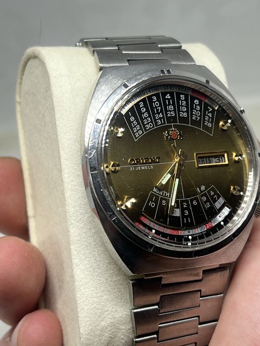 Zegarek Orient College “patelnia” lata 80