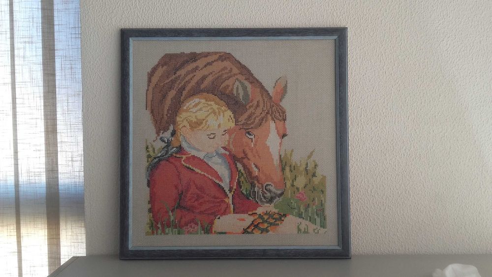 vendo quadro em ponto cruz