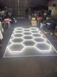 Painel led favo de mel com duas cores