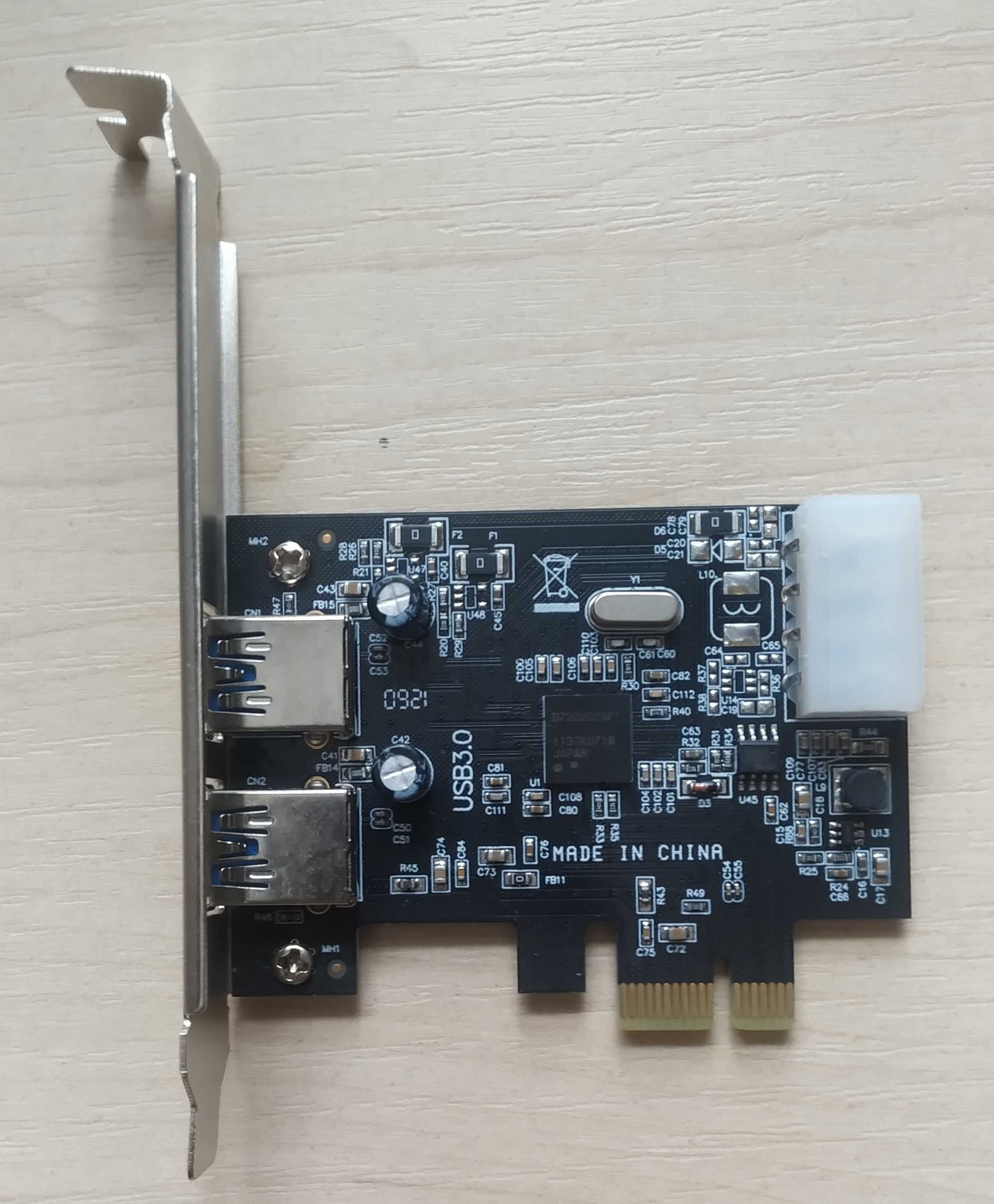 Контроллер PCI-Express X1 USB 3.0 2 2 канала