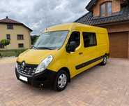 Renault Master 2.3 SALON PL Brygadówka 7-osób 150.000 KM L3H2 DOKA