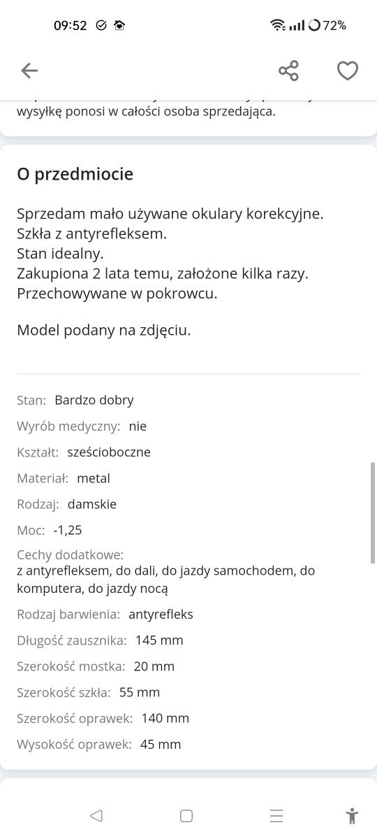 Okulary Oprawki Korekcyjne Metalowe Złote Vintage sześciokątne Boho