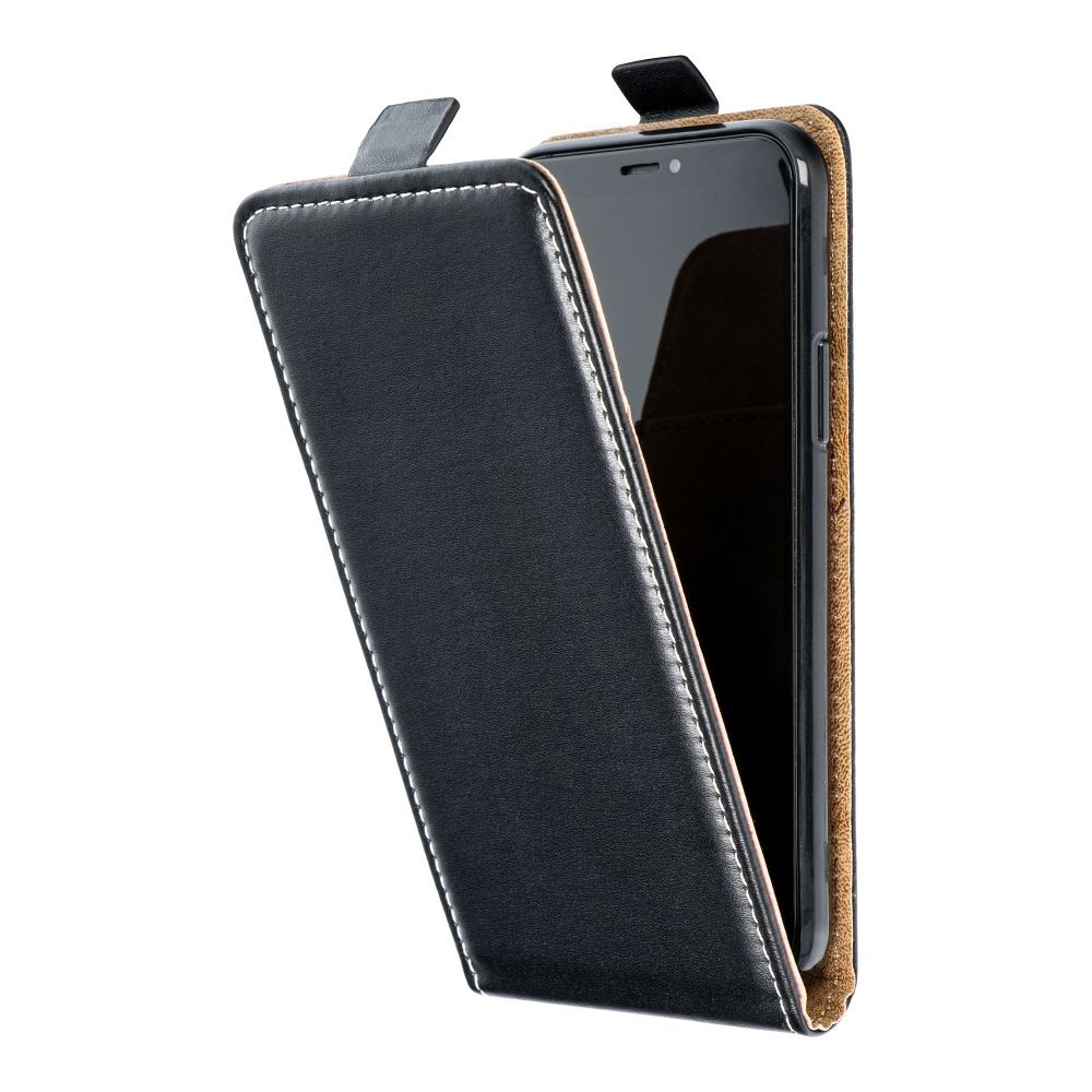 Etui Z Klapką Pionowe  Do Xiaomi Redmi Note 13 4G Czarny + Szkło 9H