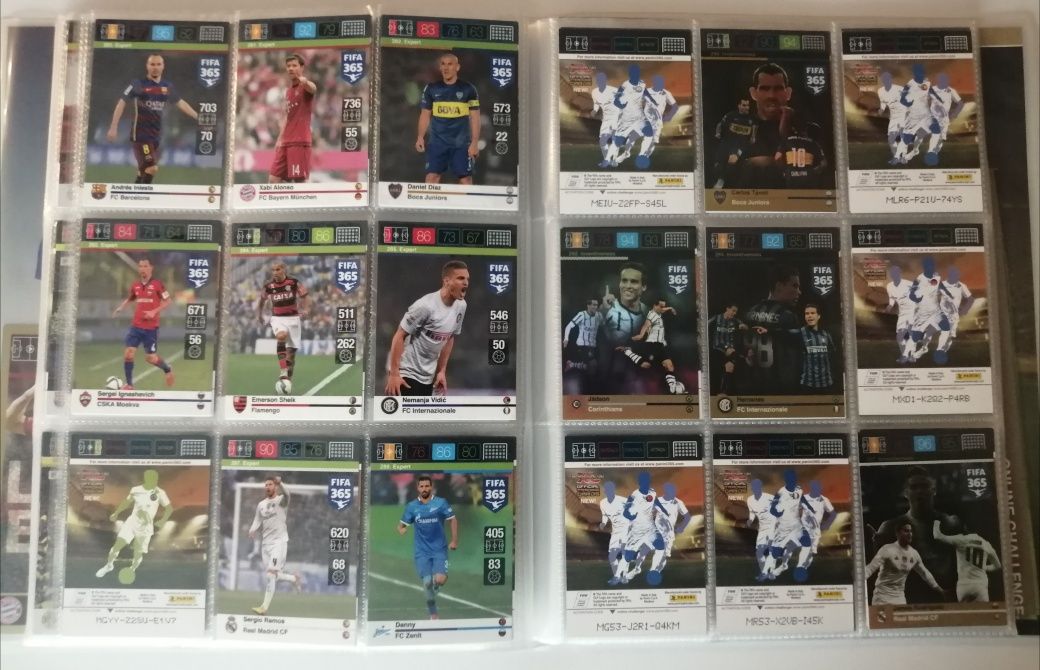 Album Panini FIFA 365 15/16 364 karty plus 19 Limited