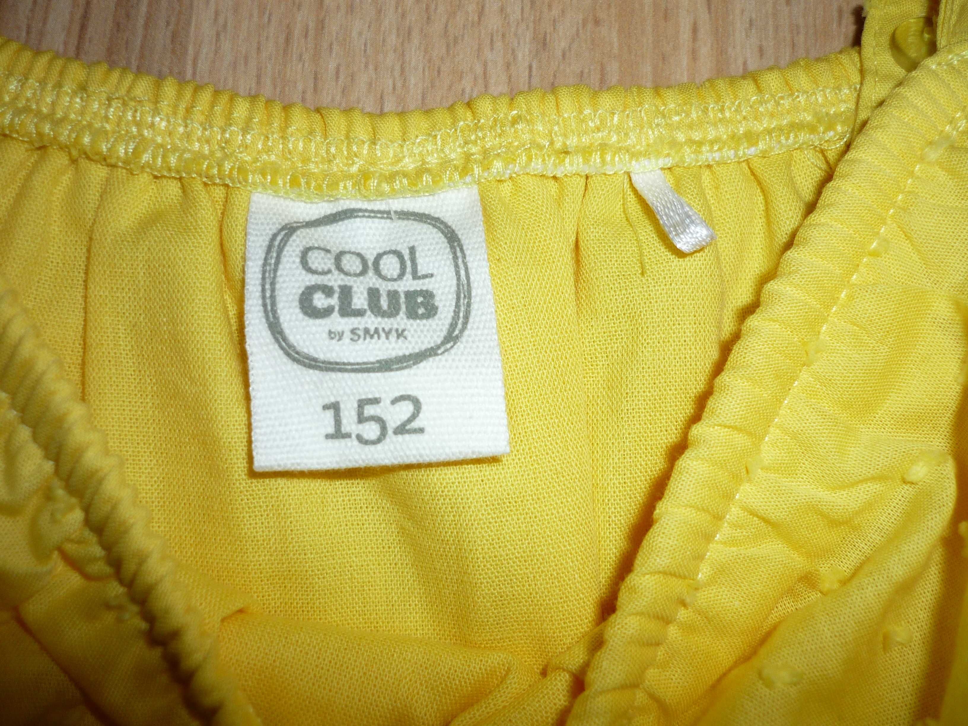 Piękna żółta bluzka hiszpanka 11-12 lat Cool Club Smyk J. Nowa