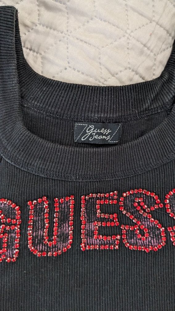 Футболка чорна Guess, розмір С