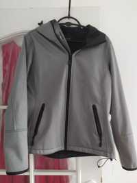 Szary softshell kurtka r S