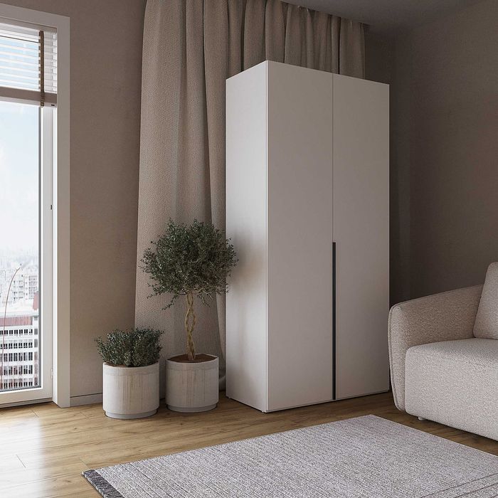 АКЦІЯ!!! Шафи 100 см шириною в білому кольорі! По супер ці