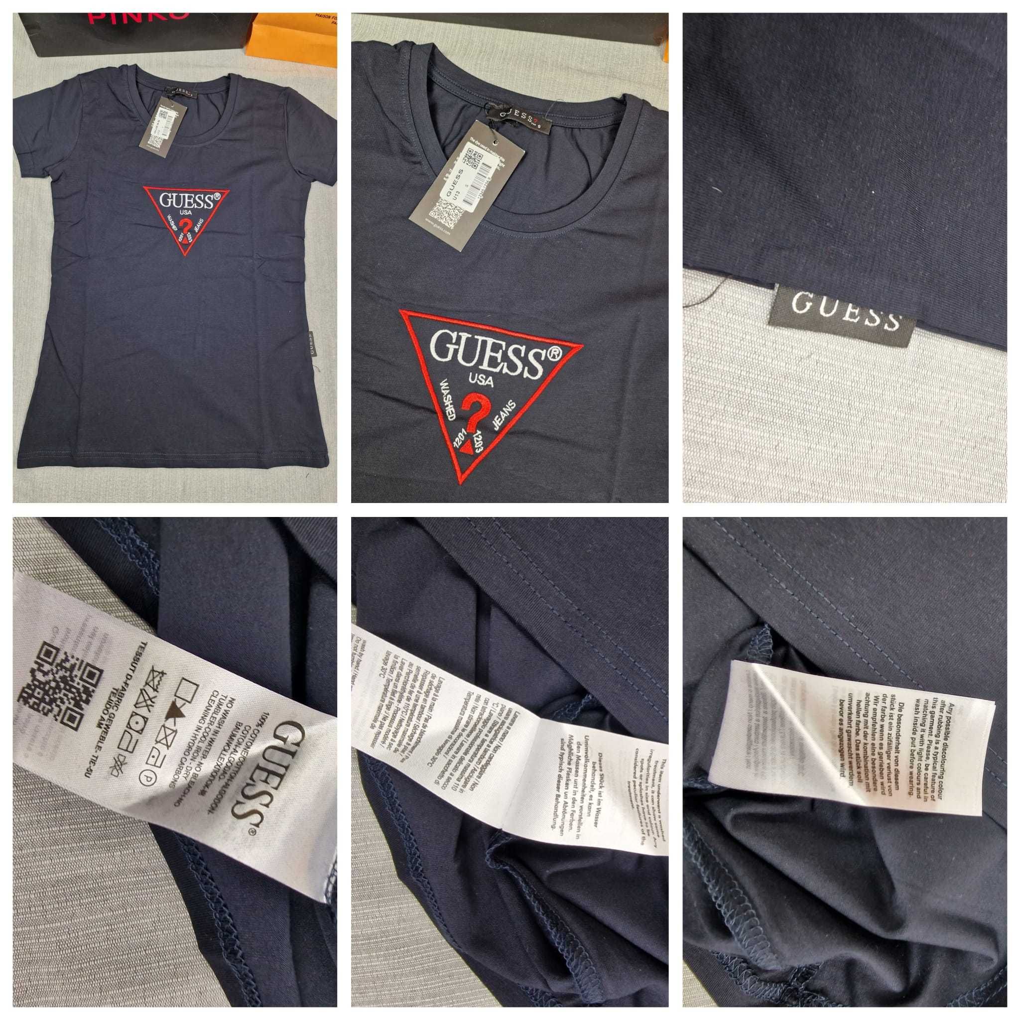 Koszulka damska t-shirt Guess Lacoste kolory