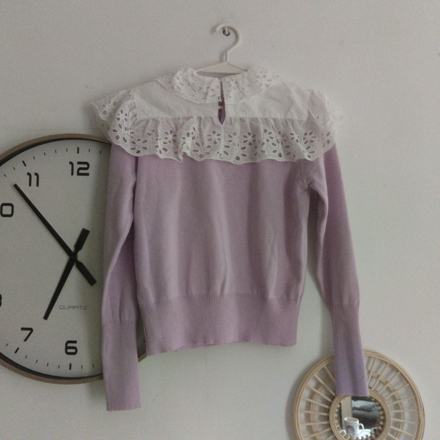 Sweter cienkiego z viskozy