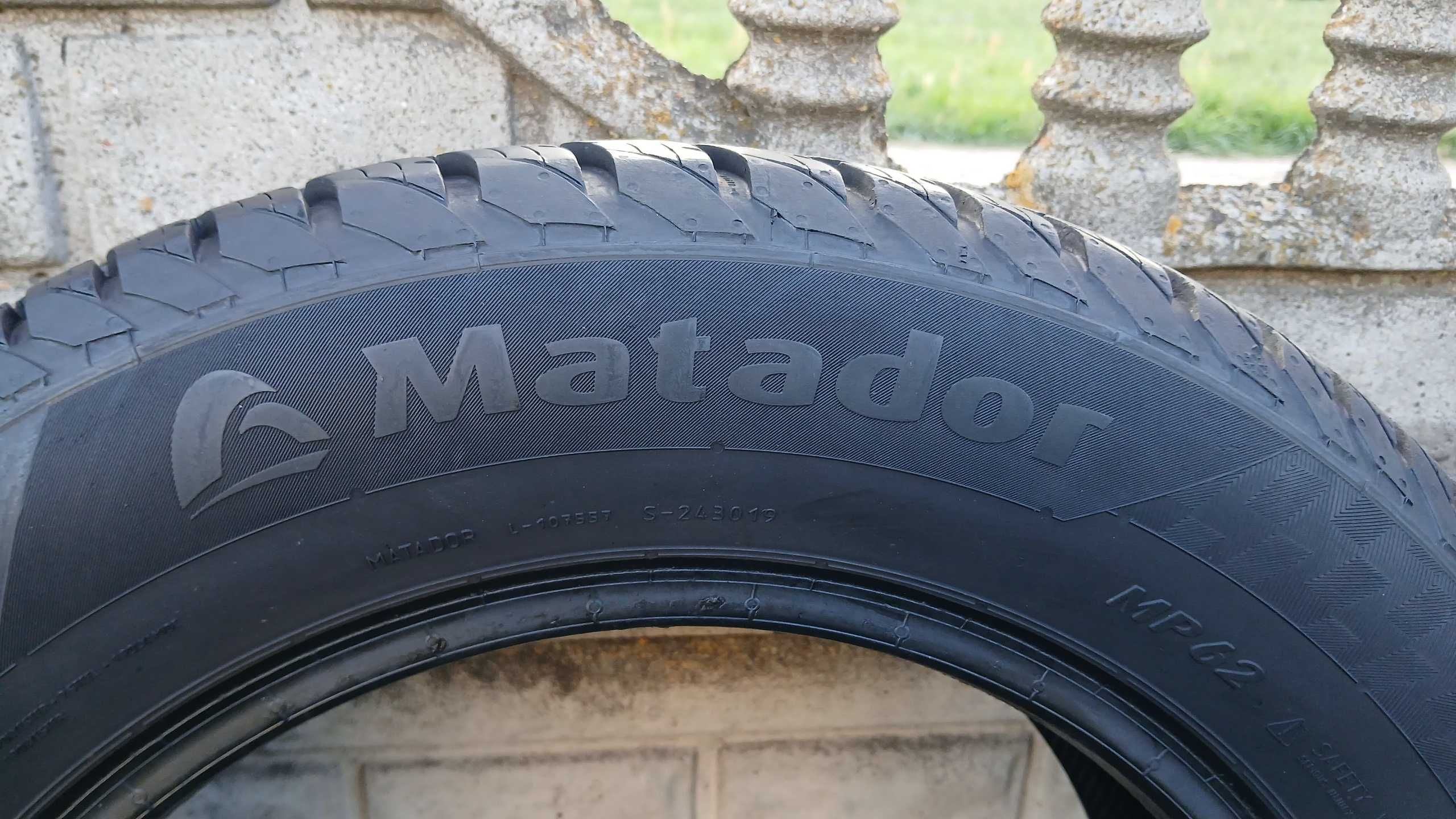 opony wielosezonowe 4 szt.Matador,195/65 r.15.stan bdb,2021 r.