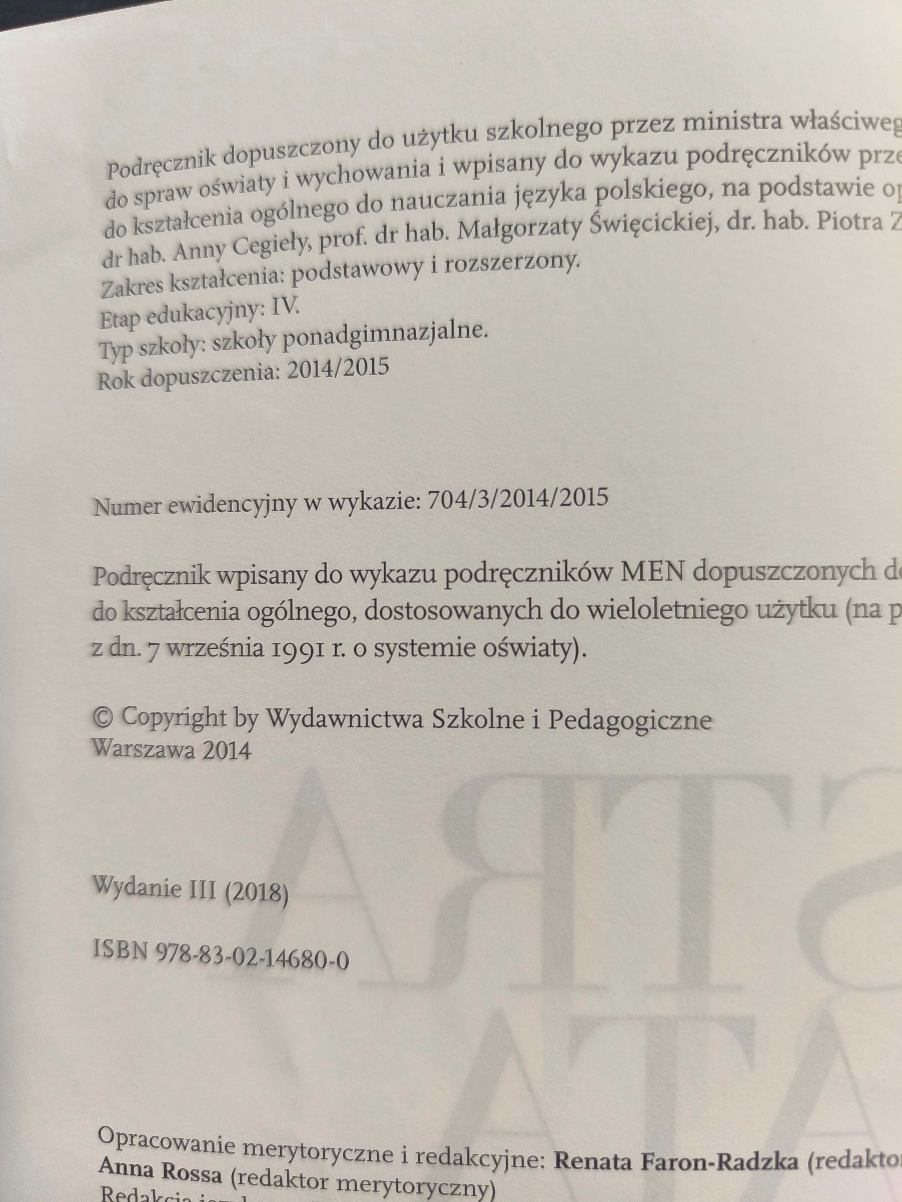 Podręcznik Język Polski część 3, Nowe Lustra Świata