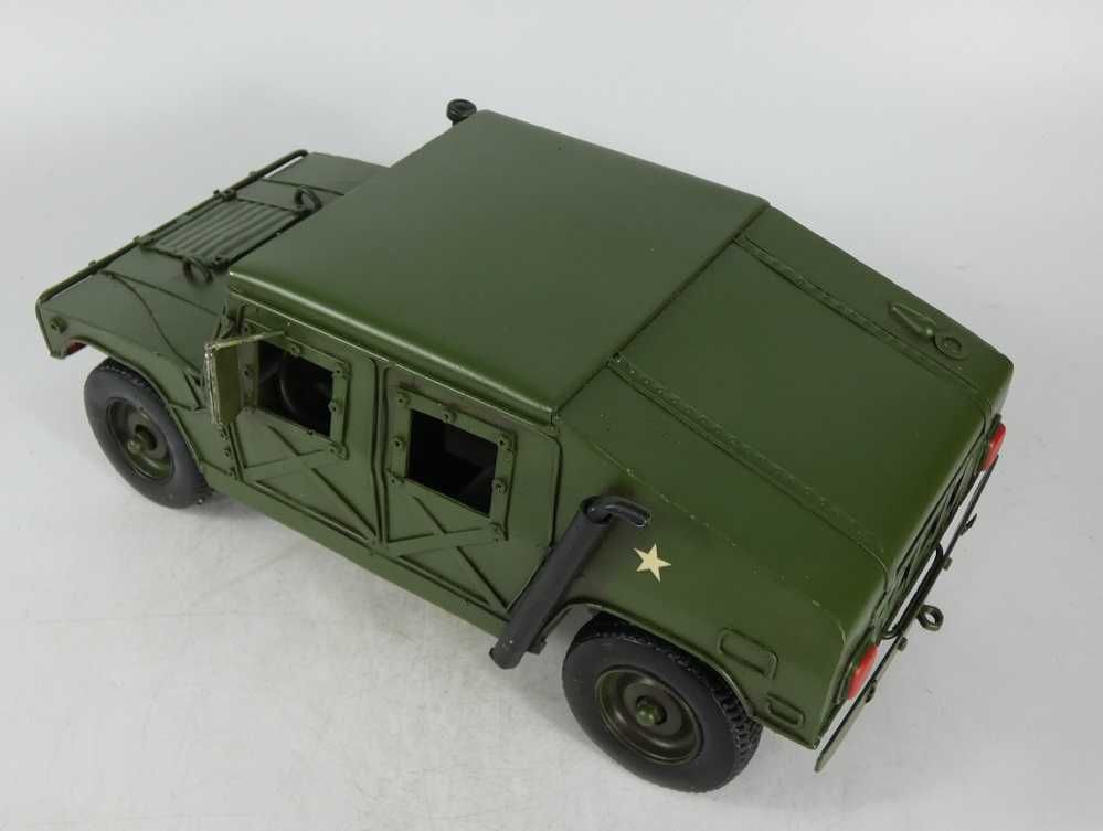 Wojskowy Metalowy model samochód pojazd auto 32,5 cm HAMER