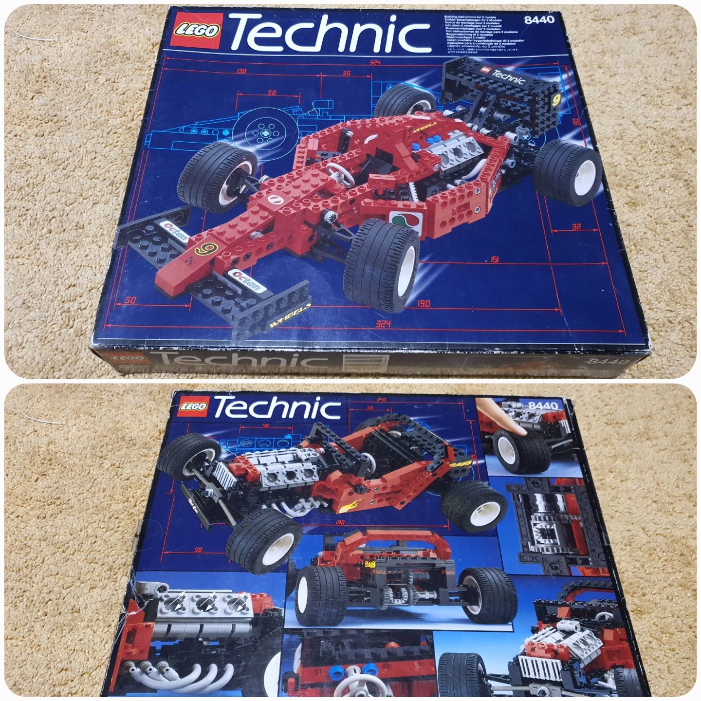 Lego Technic 8440 Formuła Flash komplet