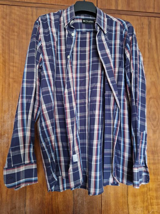 Camisas diversas Charles de manga comprida - tamanho M