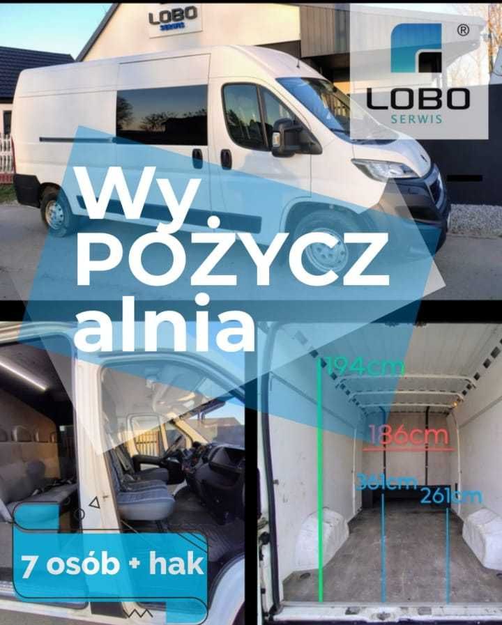 Wypożyczalnia busów/dostawczych/brygadówka/7osób+hak/wynajem
