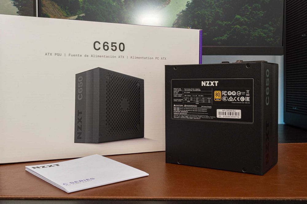 Fonte de Alimentação Modular ATX NZXT C650 80Plus Gold