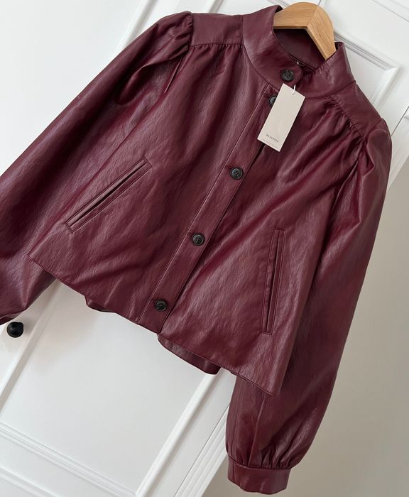 Reserved kurteczka eko skóra bordowa roz L nowa