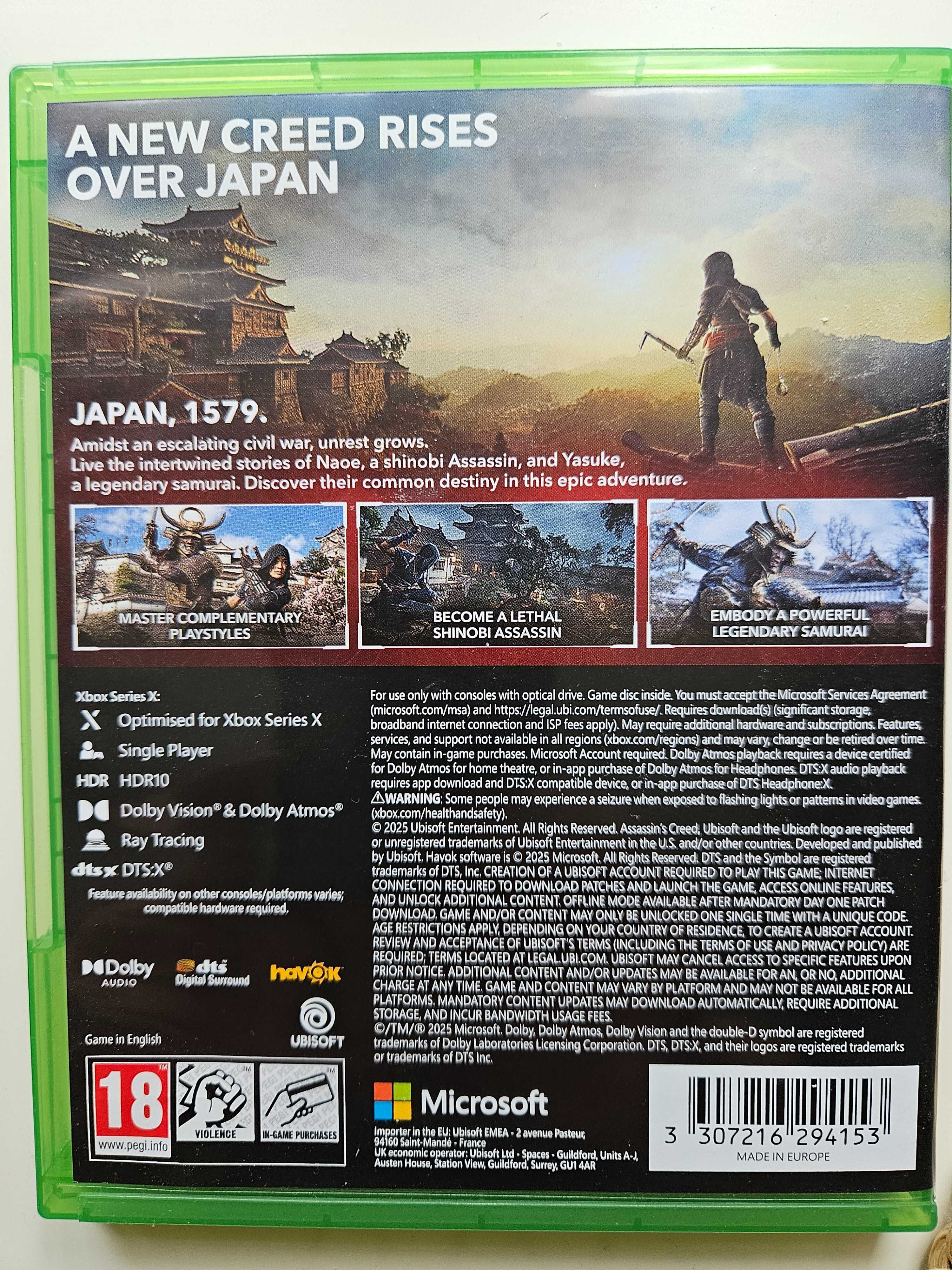Assassin's Creed Shadows Xbox Series X
