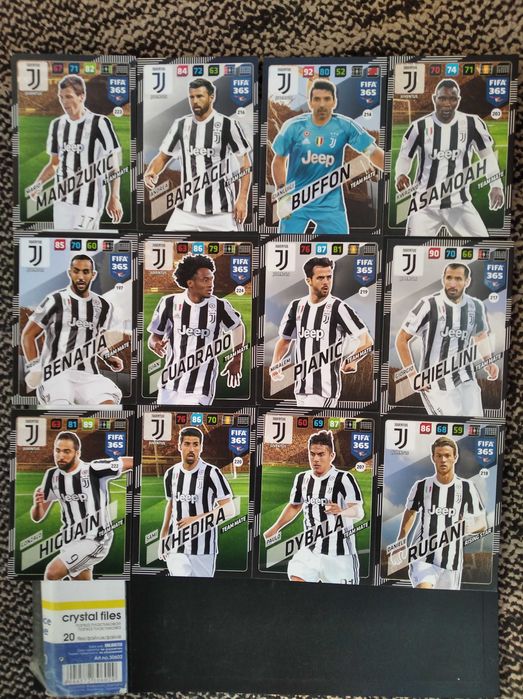 Футбольні картки PANINI Ювентус