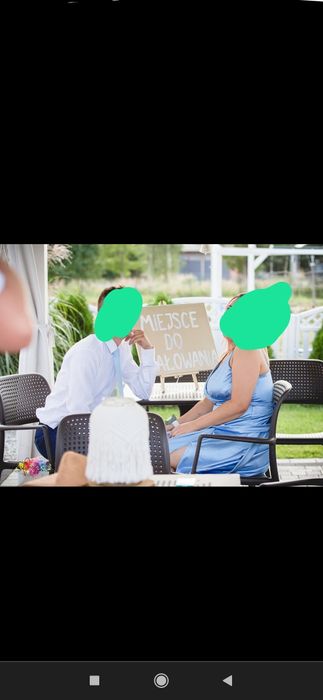 "Miejsce do całowania" - napis na płótnie