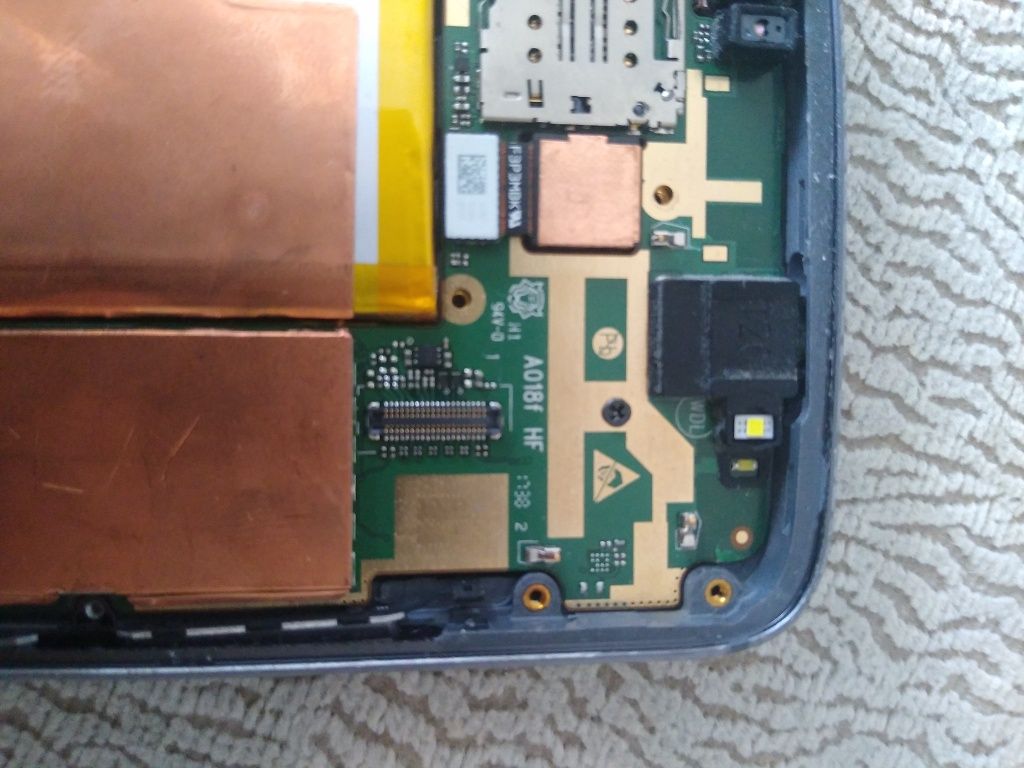 Płyta główna, korpus, bateria Motorola G5s