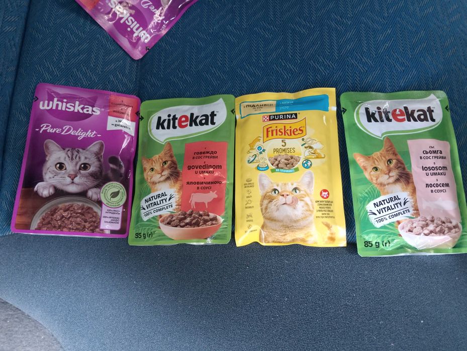 котячий корм пауч